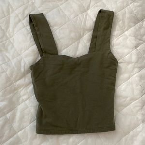 Army, green tank top from Aeropostale in small